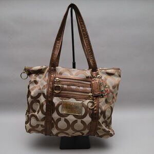Coach 2009 Poppy Op Art Glam Tote
